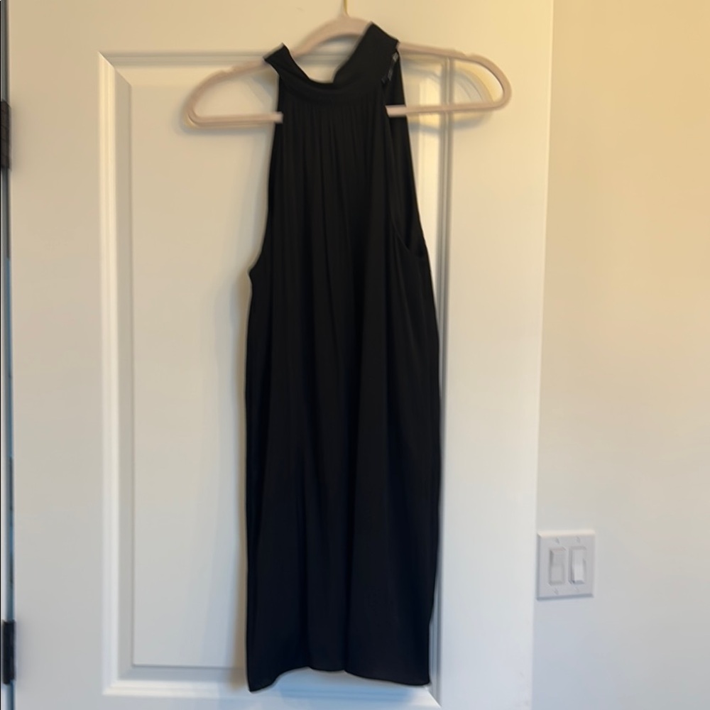 Elegant Black Halter Dress - Picture 7 of 12